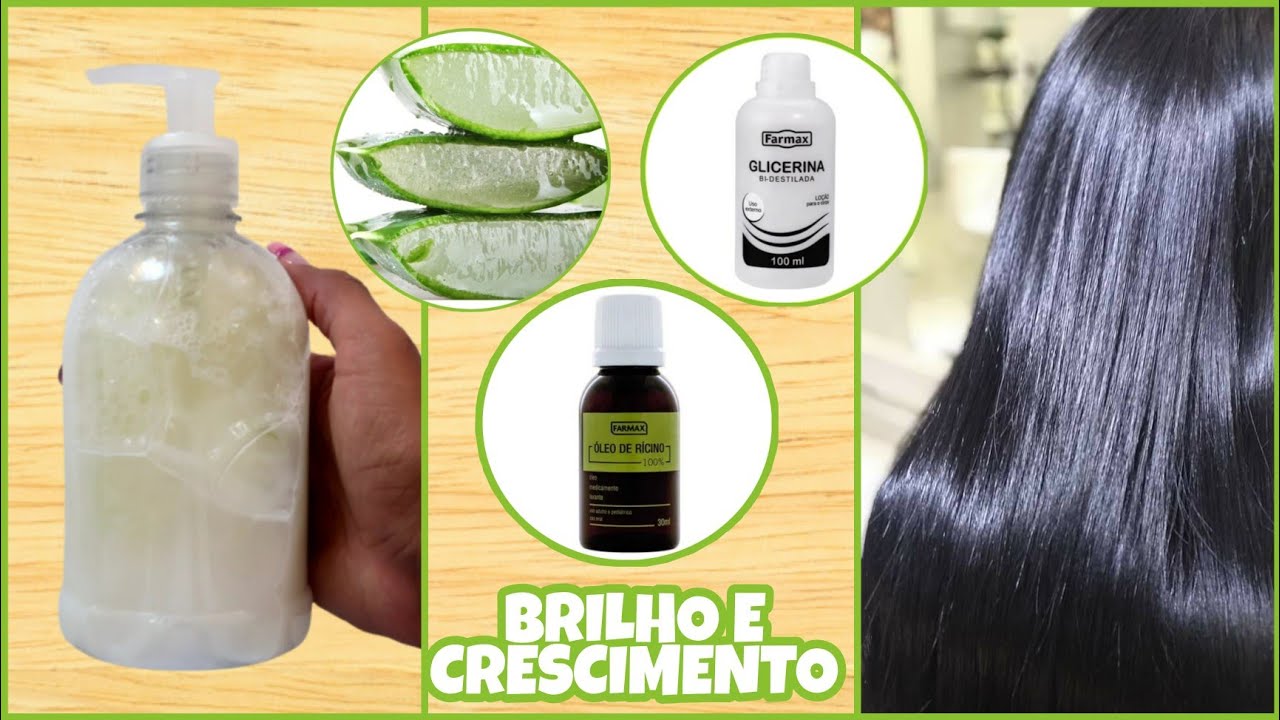 Você vai se apaixonar por esse SHAMPOO DE BABOSA cabelo brilhoso e sedoso