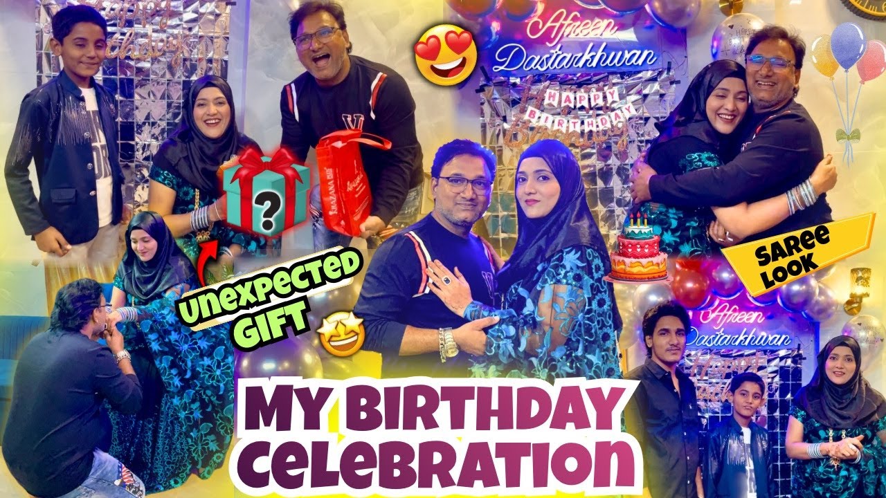 My Birthday Celebration 🎊 🥳 | Mere Shohar Ne Diye Unexpected Gift 🎁 | Saree Look | Vlog 2026