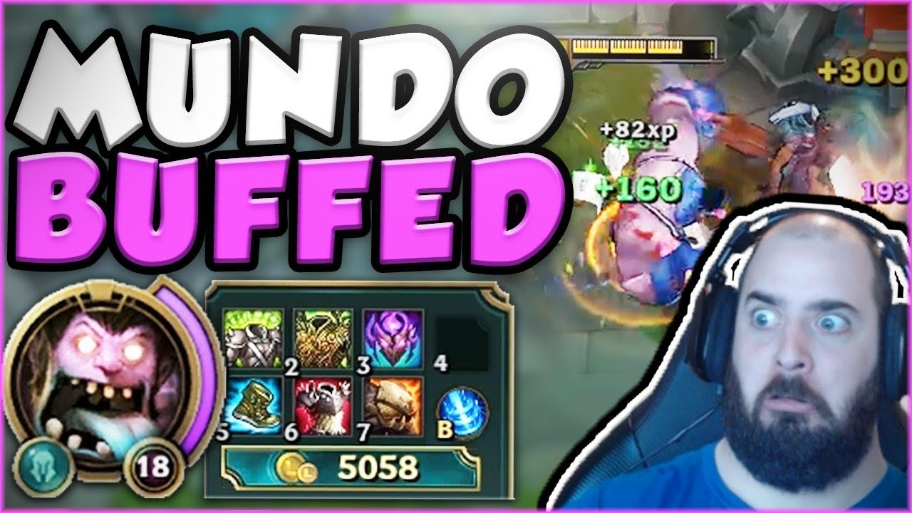 THESE NEW MUNDO BUFFS MAKE HIM INVINCIBLE! NEW BUFFED MUNDO TOP GAMEPLAY - League of Legends