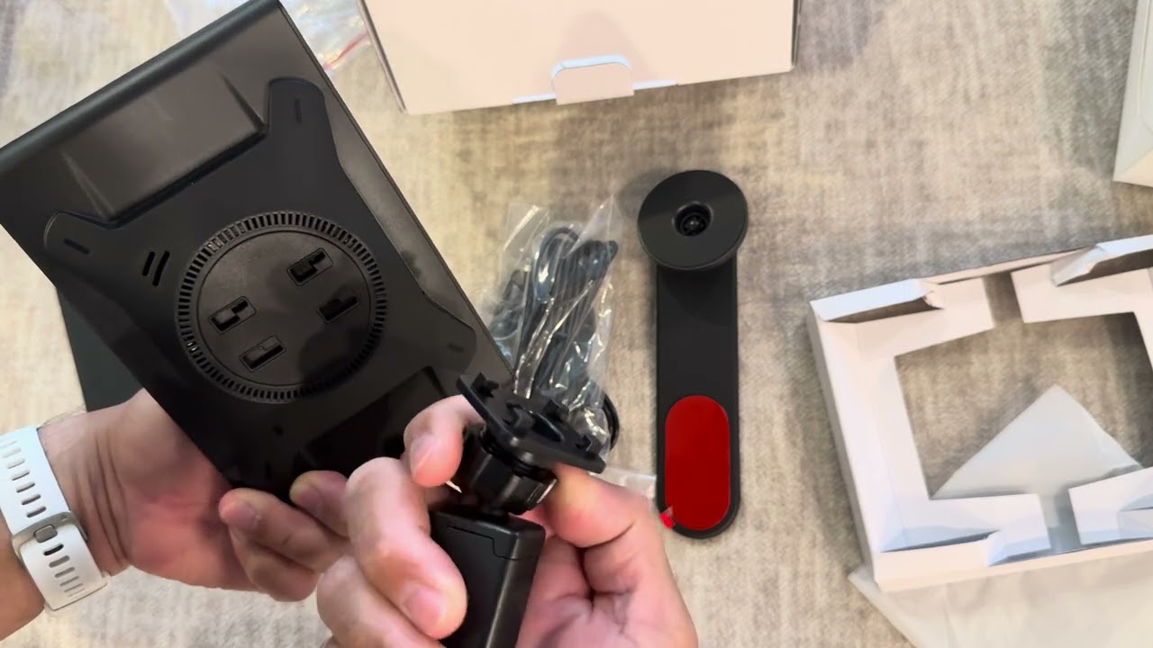 Check out this 7” wireless CarPlay and Android Auto device