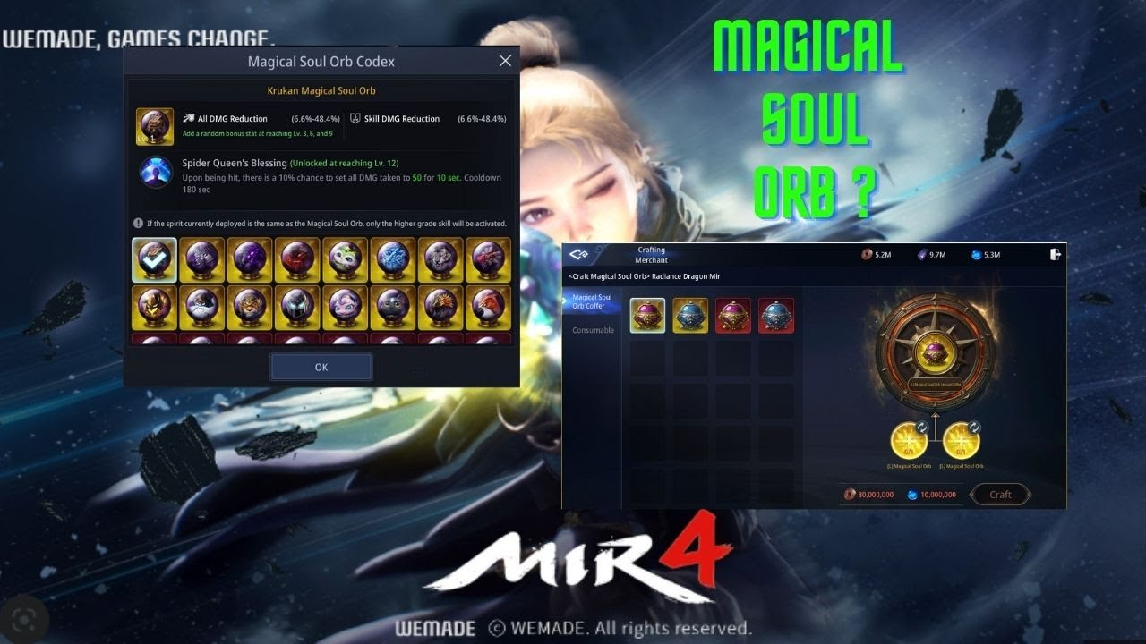 MIR4 MAGICAL SOUL ORB SYSTEM ?