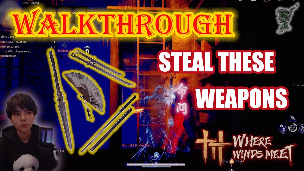 STEAL WEAPONS WALKTHROUGH | Skill Theft | Where Wind Meet Ultimate Guide | Part 1