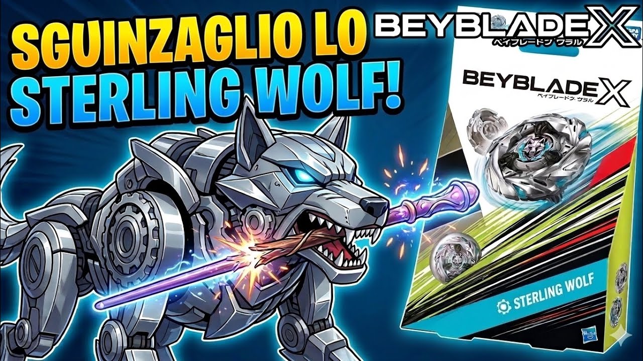 Unboxing dello Sterling Wolf, è così forte! #beybladex #hasbro #takaratomy #beybladeitalia 