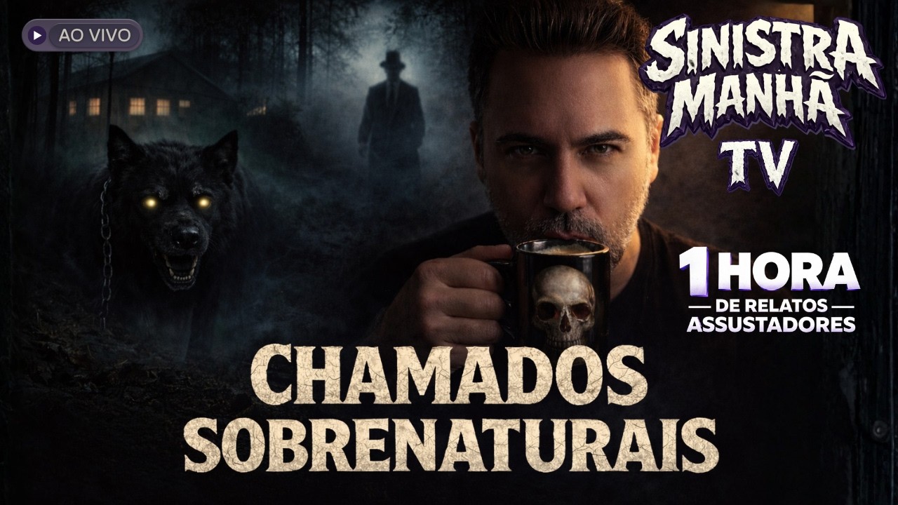QUANDO O PARANORMAL CHAMA - SINISTRA MANHÃ ☕ AO VIVO: 1 Hora de Terror para Começar o Dia #TV