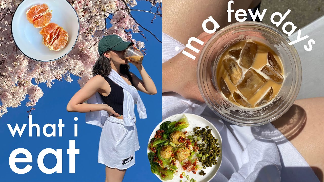 what I eat in a day or two // spring vibes