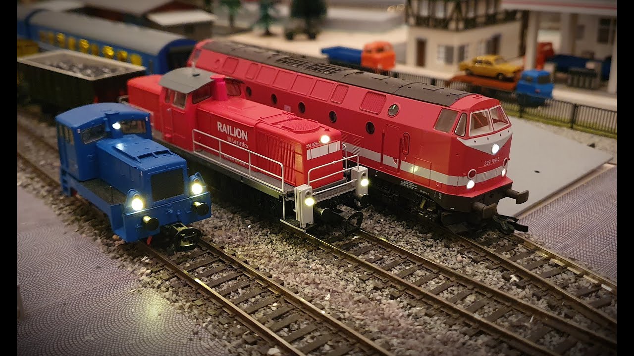 Modellbahn TT - Bahnverkehr in Rügersbrunn