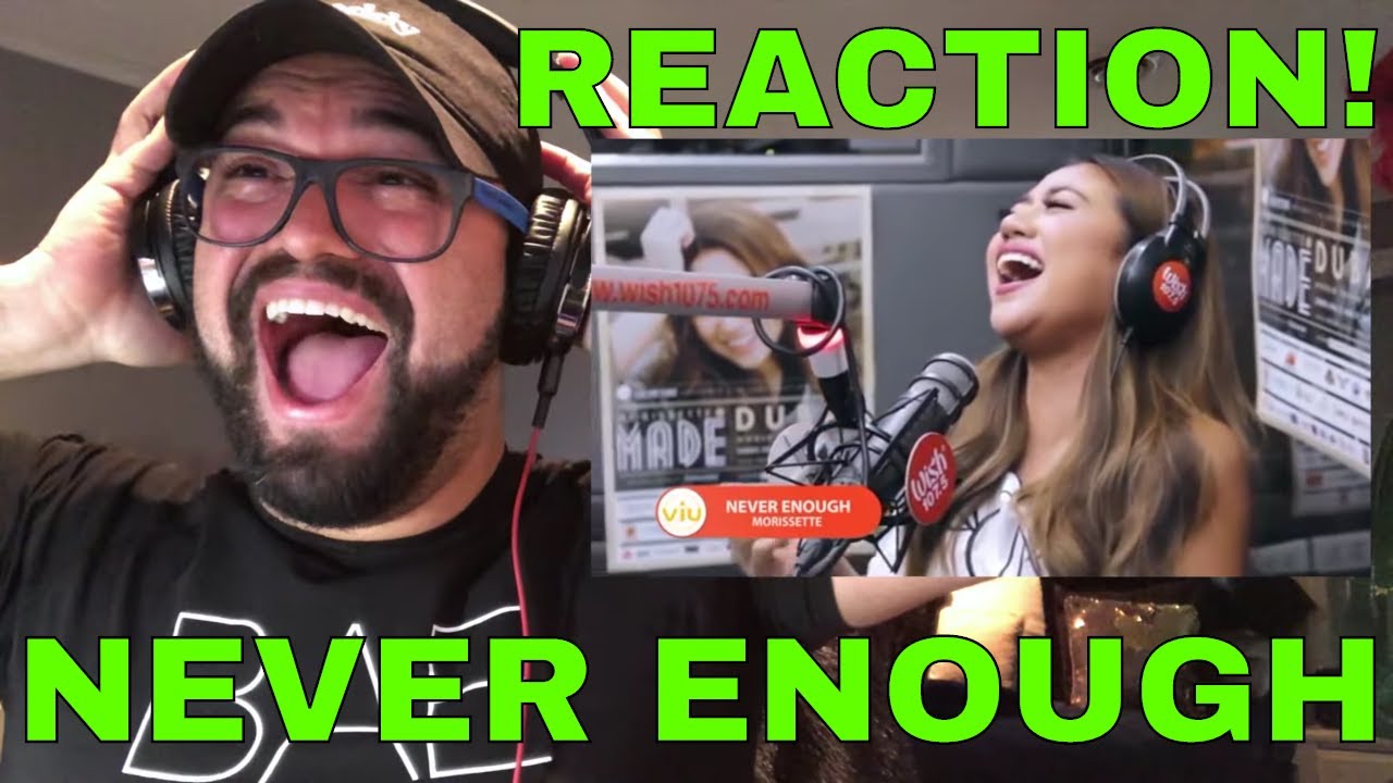 GAY REACTION to Morissette- Never Enough The Greatest Showman LIVE on Wish 107.5 Bus