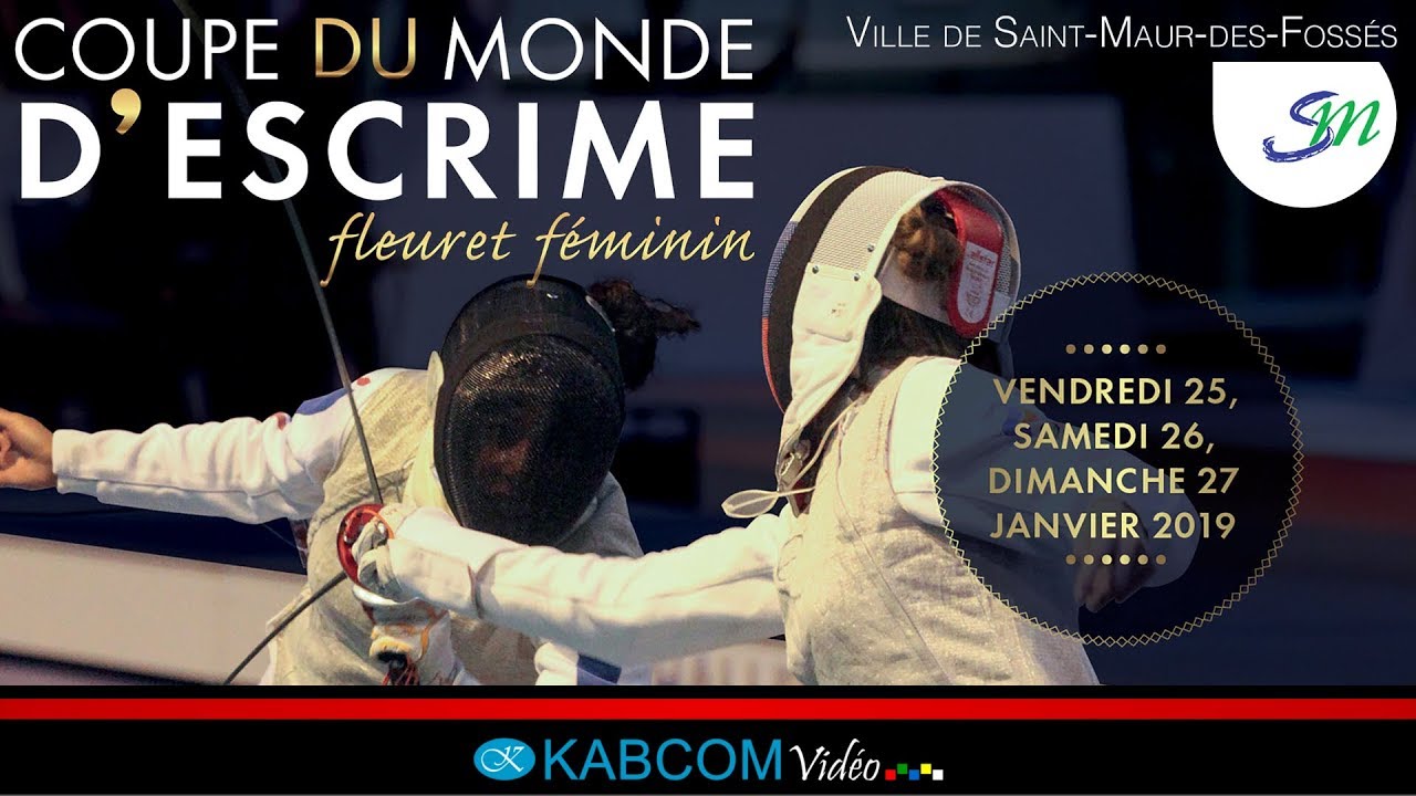 COUPE DU MONDE - ST-MAUR 2019 - FLEURET FÉMININ - TABLEAU 64  - PISTE ROUGE