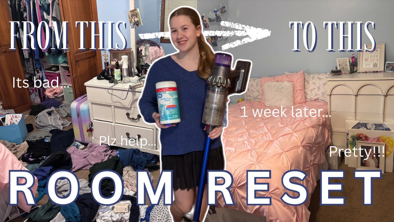✨EXTREME✨Room Clean with Me | Before & After