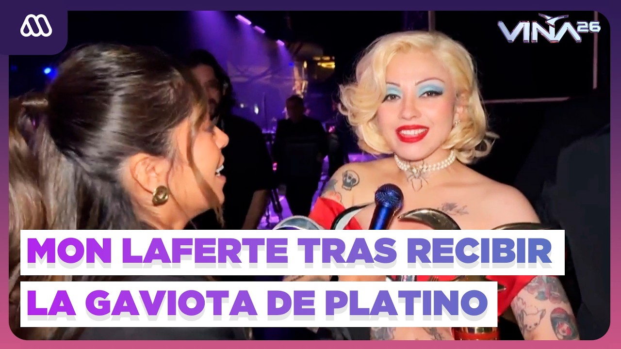 ¡Muy emocionada! Mon Laferte agradece el cariño y la gaviota de platino en Viña 2026