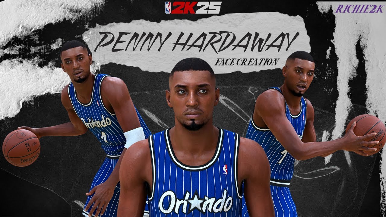 Penny Hardaway Face Creation NBA 2K25