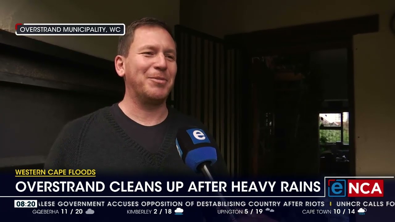 Western Cape Floods | Overstrand cleans up after heavy rains