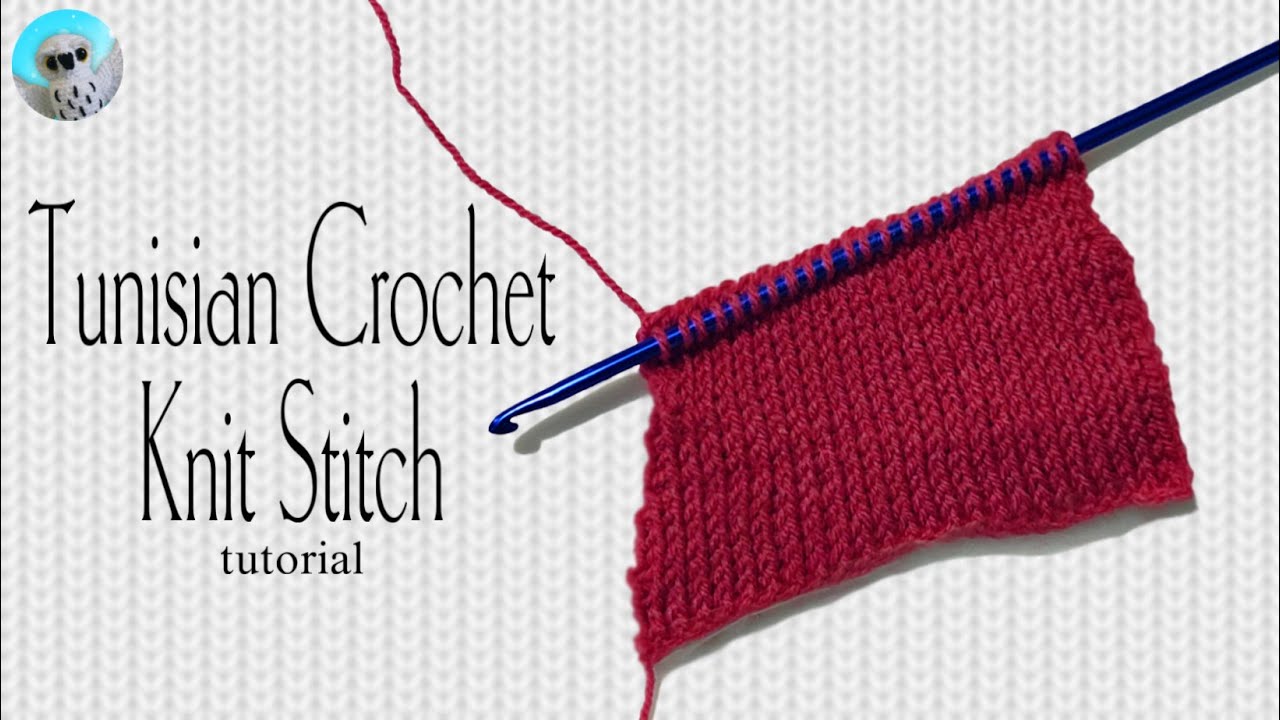 Tutorial - How to create a Tunisian Knit Stitch (Beginner Friendly)