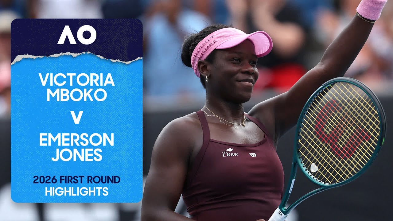 Victoria Mboko v Emerson Jones Highlights | Australian Open 2026 First Round