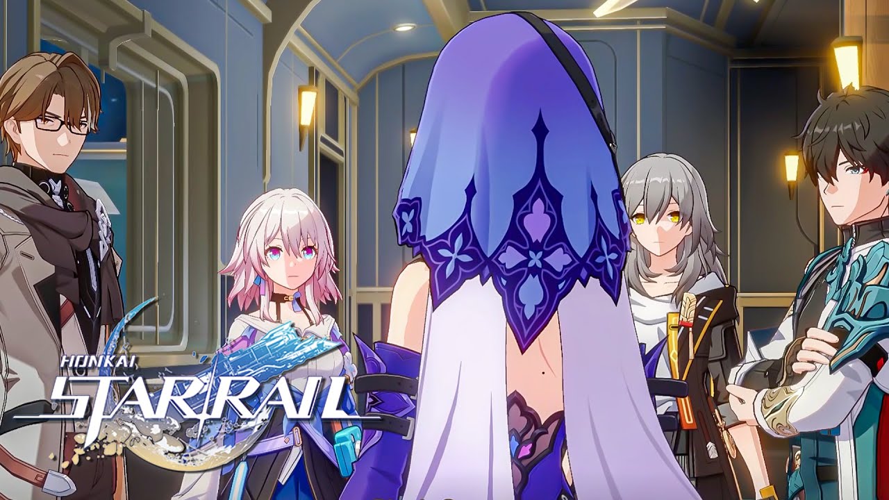 Black Swan Shows Next Destination for Astrall Express Cutscene Honkai Star Rail HSR