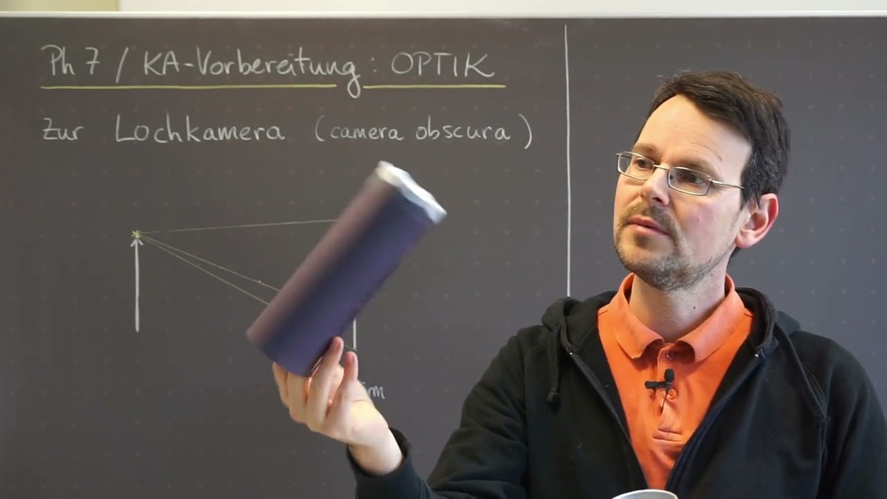 Physik 7 / Optik: Erklärungen zur Lochkamera