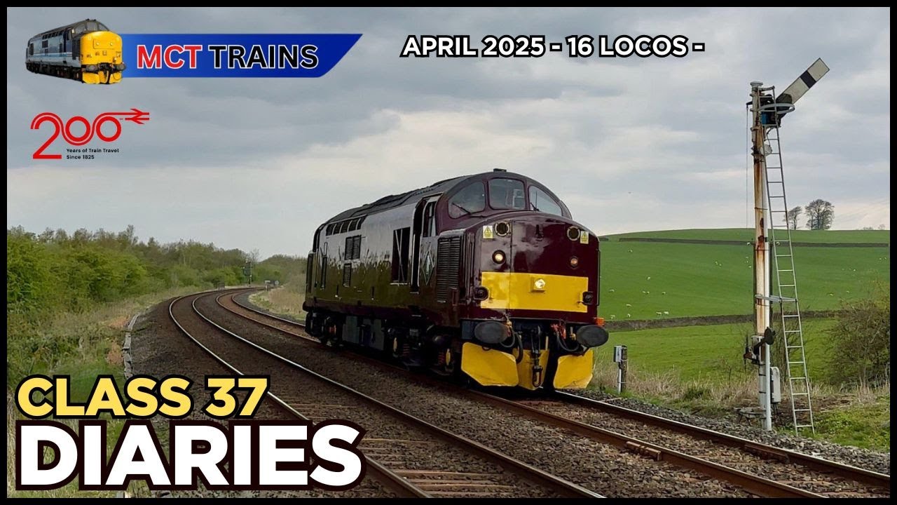 Class 37 Diaries - April 2025 - Various Class 37 Action -