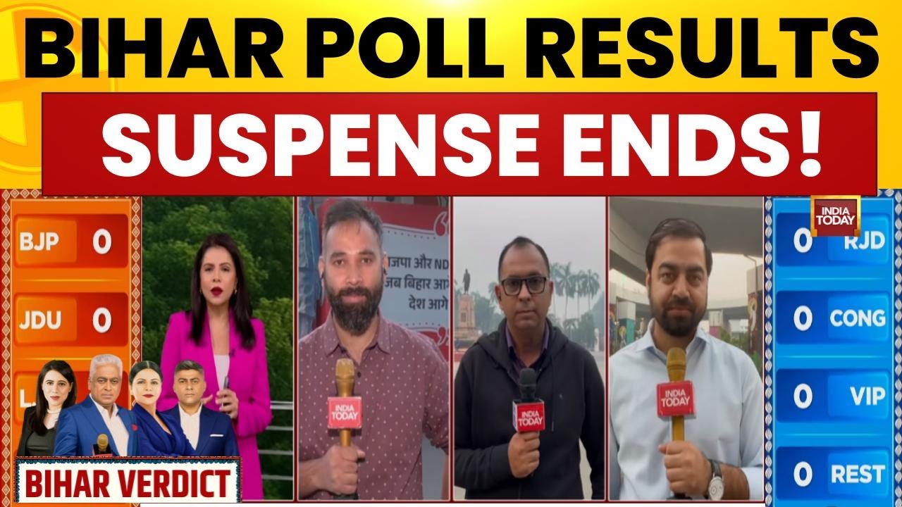 Bihar Poll Results: Inside BJP HQ As NDA, Mahagathbandhan Await Verdict On 243 Seats | India Today