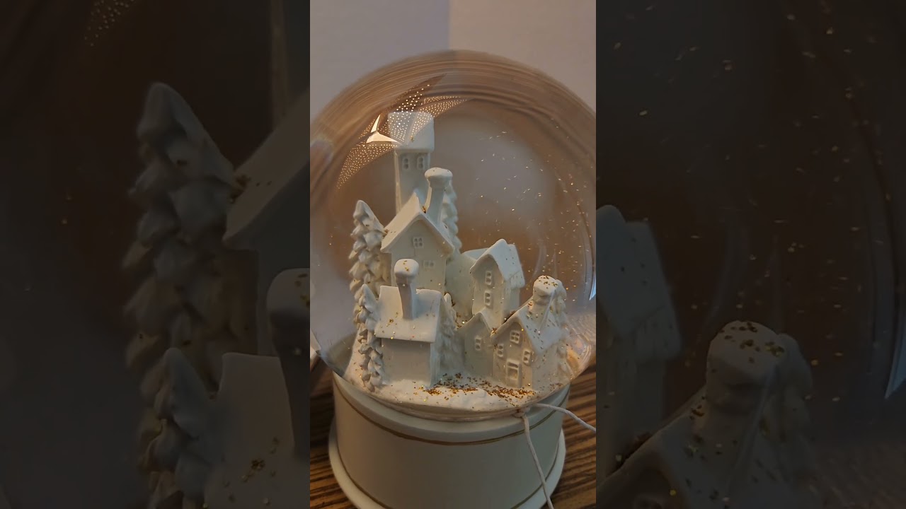 снежный музыкальный шар zara home (dec 2024)