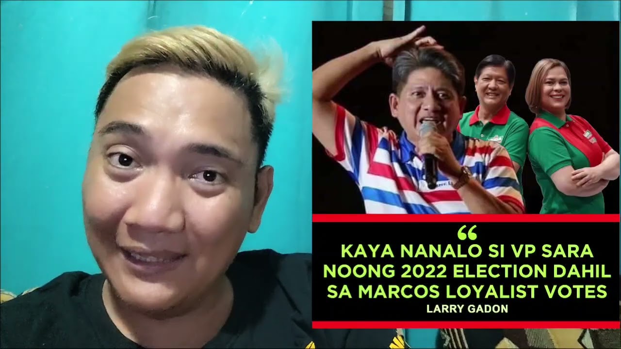 HINDI RAW MANANALO SI VP SARA KUNG DI DAHIL SA MARCOS LOYALIST SABI NI GADON!