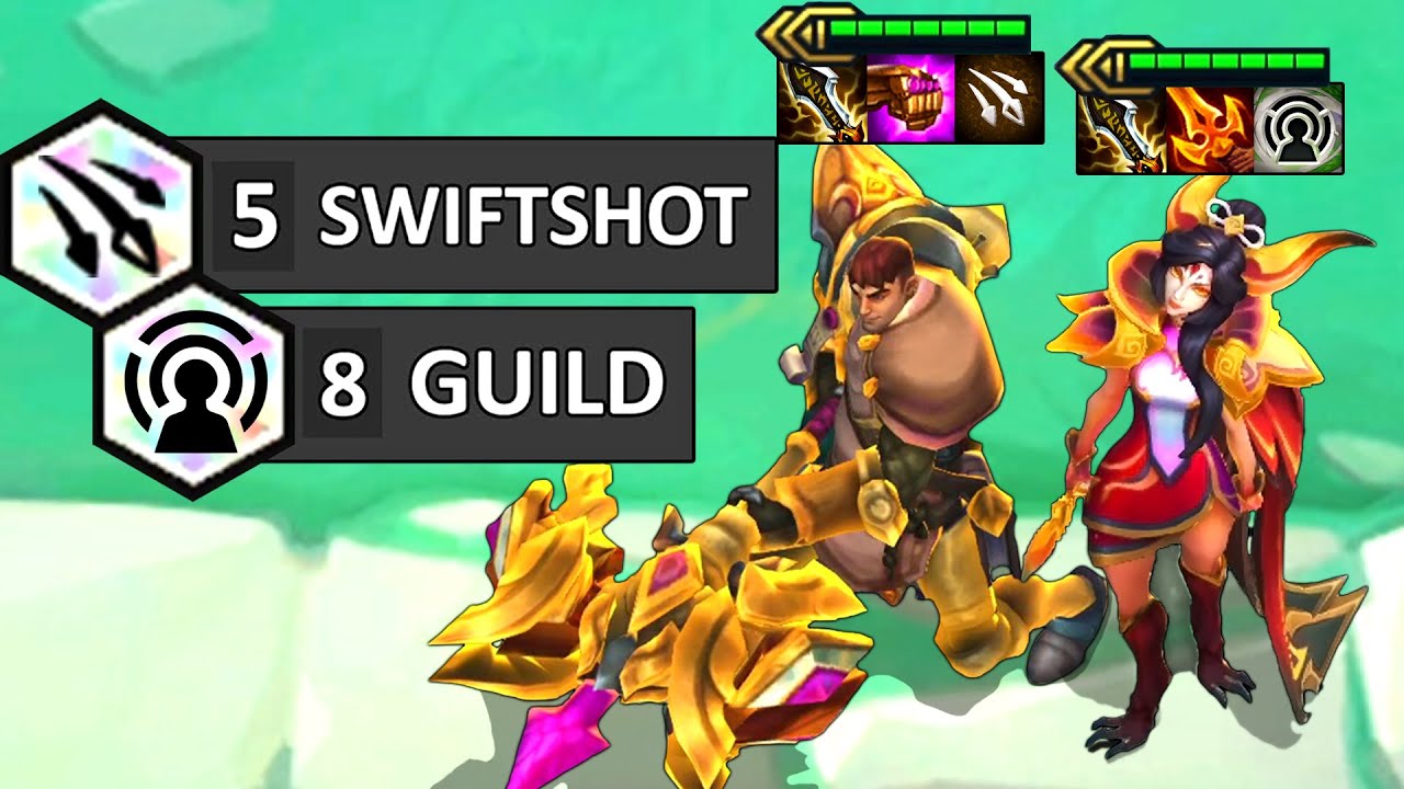 Xayah's Dream... 8 Guild + 5 Swiftshot (ft. 3 Star Jayce)
