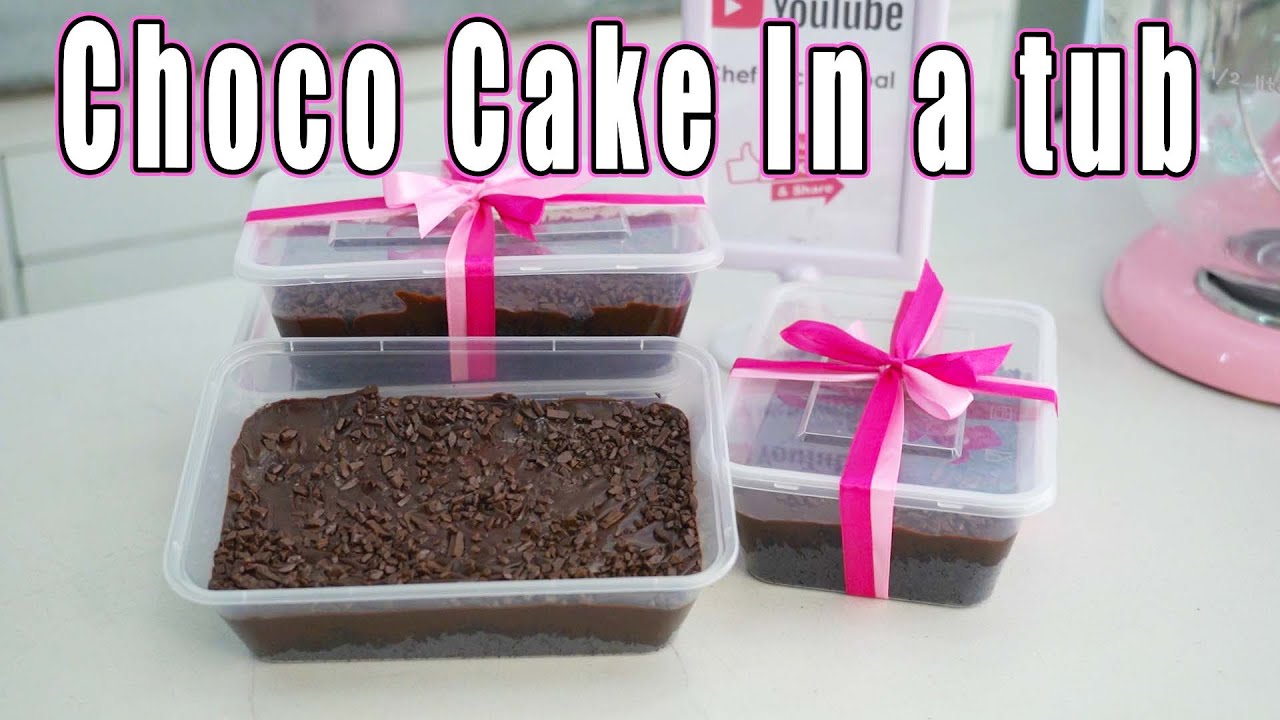 Chocolate cake in a tub Recipe !