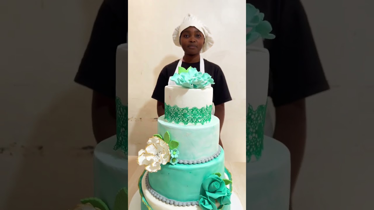 Have a look at this beautiful wedding cake by our student#youtubeshorts #shorterisbetter #kenya