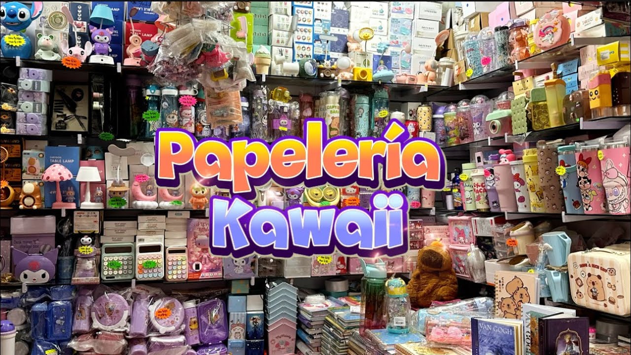 Papelería Kawaii de STITCH, LABUBUS y CAPIBARAS en Centro CDMX | Mayoreo y menudeo