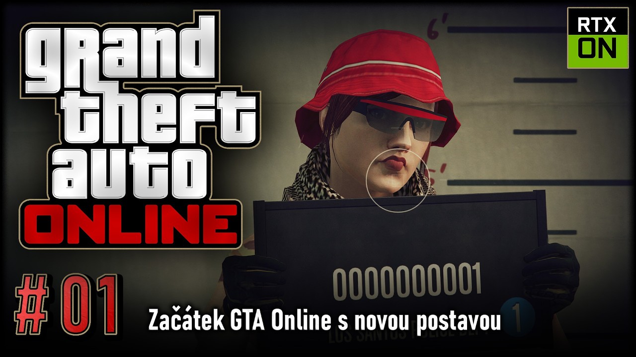 Let's Play GTA V OnLine (RTX ULTRA), #01 | Začátek GTA Online s novou postavou