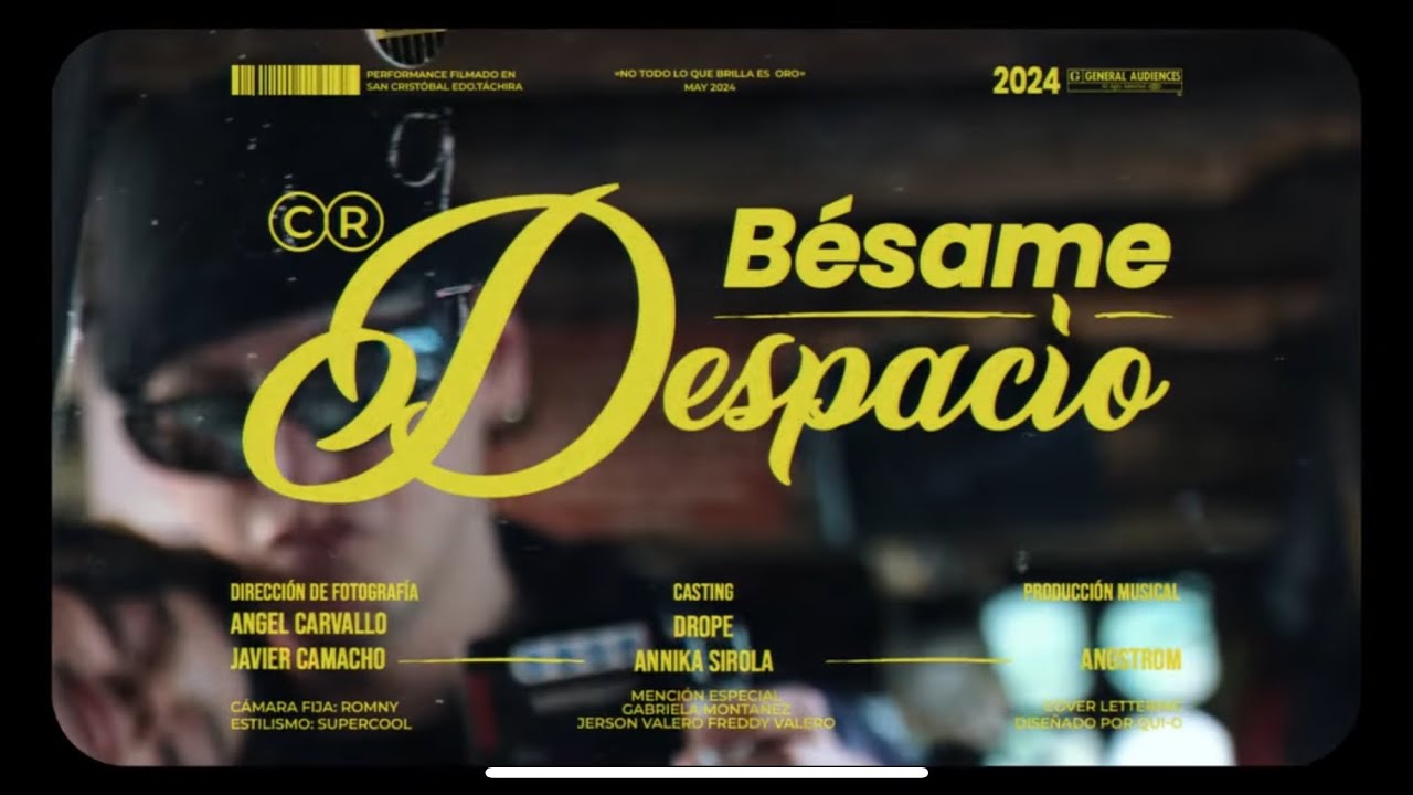 Drope - Bésame Despacio  (Video Oficial)