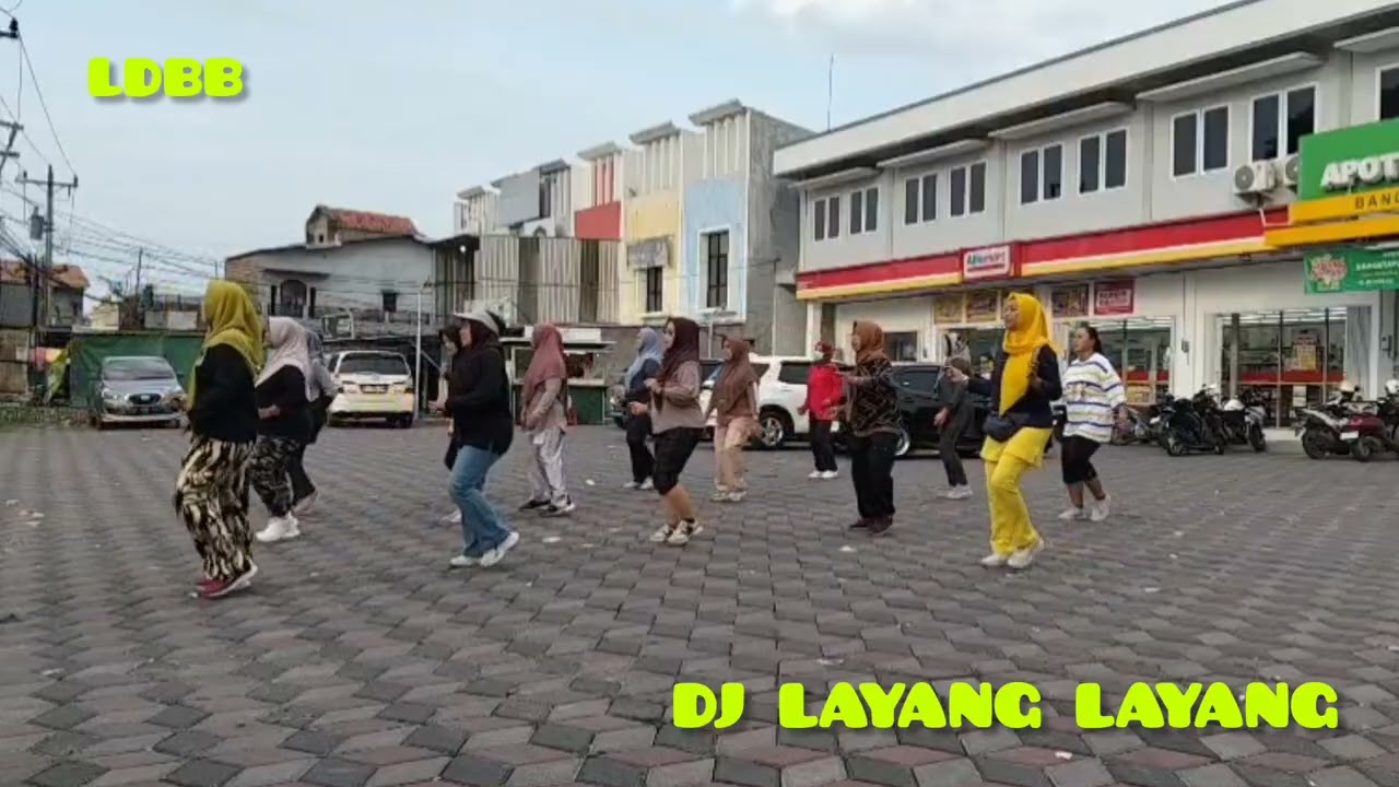 DJ LAYANG LAYANG#line dance#beginner #choreo Marini#demo LDBB