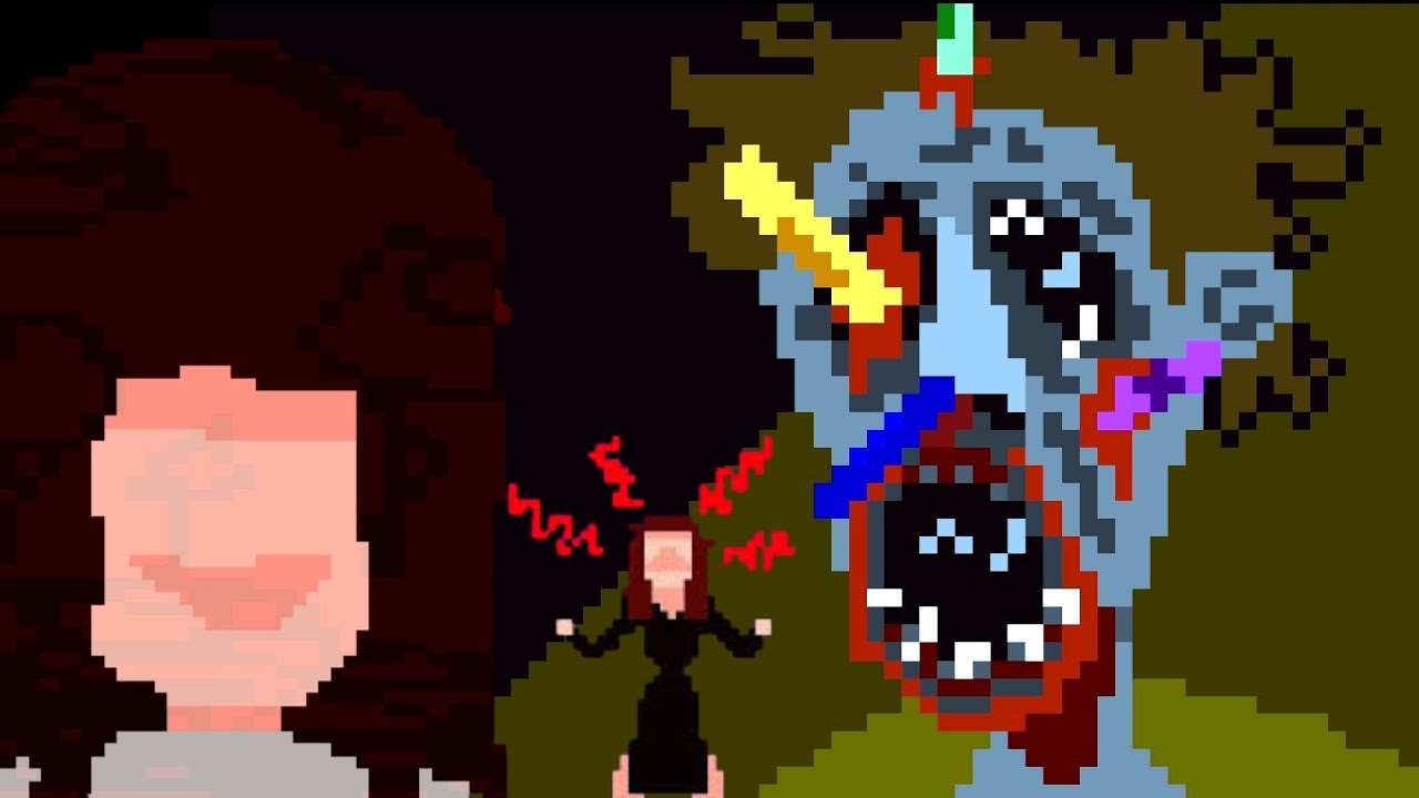 В этом хорроре пьяная мать пытается убить тебя | Gore in Crayon