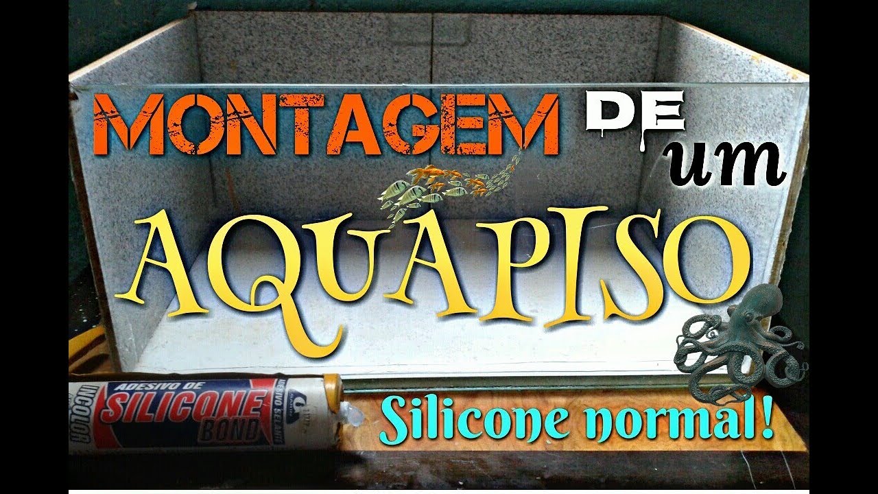 Como fazer Aquário com cerâmica / Piso. (Aquapiso)