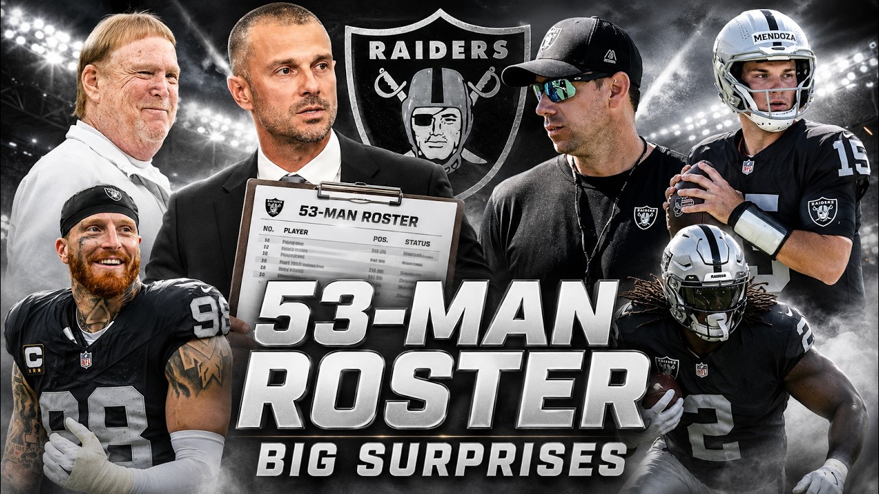 FINAL Raiders 53-Man Roster Projection: BIG Surprises Before Cuts!