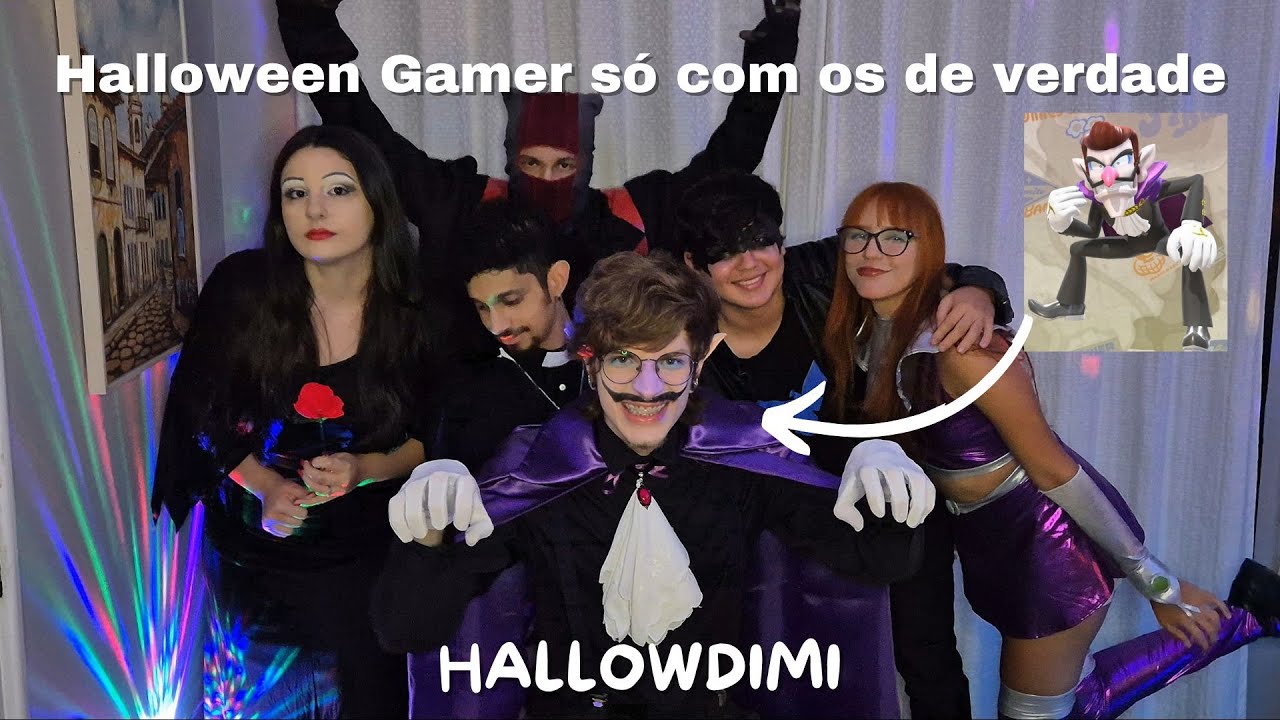 WALUDIMI fez um Halloween Gamer!  - HALLOWDIMI