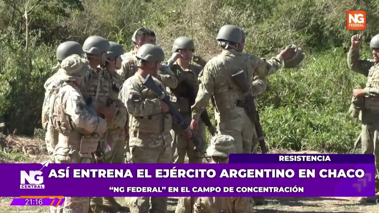 🪖🇦🇷 CHACO | En entrenamiento del Ejército Argentino desde adentro: así se preparan para la guerra
