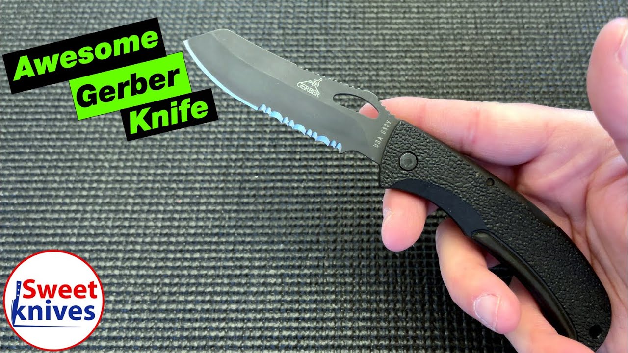 [149] Gerber EZ Out S30V Knife Sweetknives Review