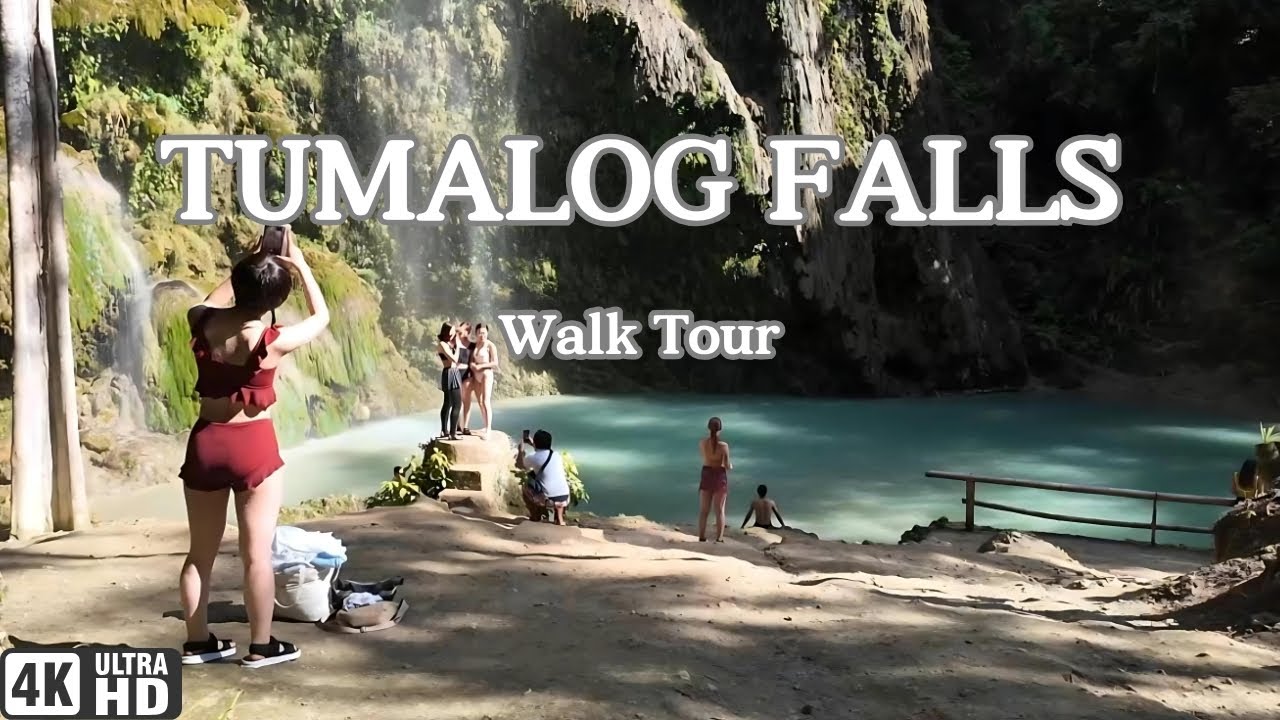 [4K] | Tumalog Falls Cebu: Breathtaking Beauty