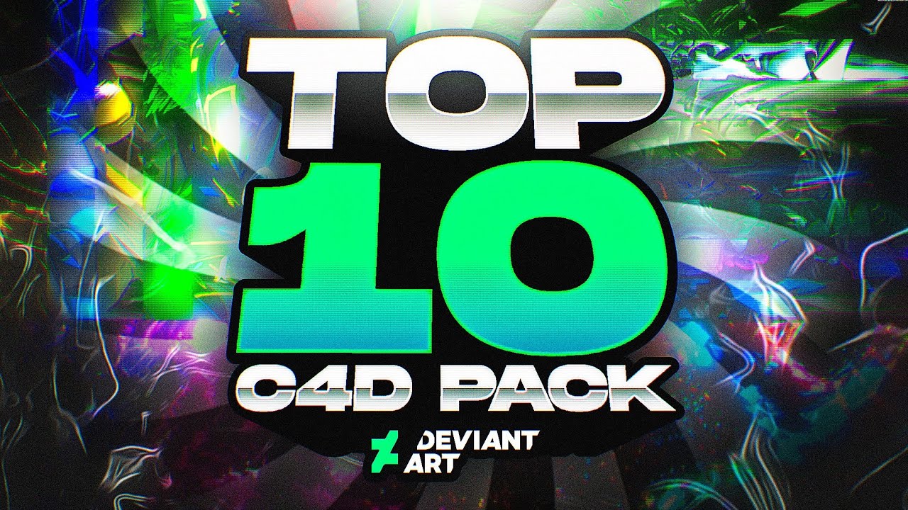 Free Top 10 C4D Pack for Gfx - [ Android + IOS + Pc ] - Ps Touch