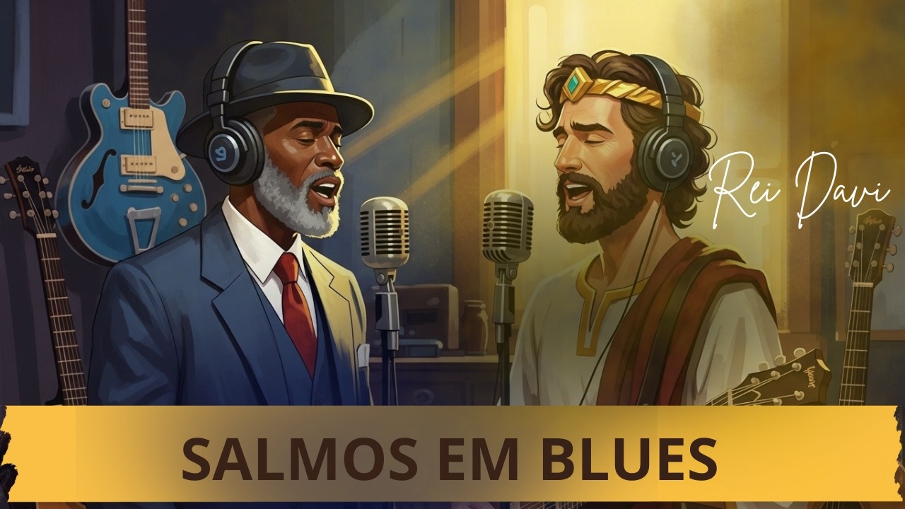 🎸 Blues para Trabalhar, Estudar e Orar ☕ Salmos em Blues Gospel com Ritmo Suave