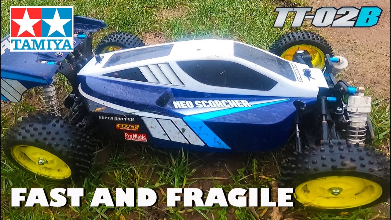 Tamiya RC TT-02B Neo Scorcher, тюнингованная, с бесколлекторным двигателем, супербыстрая и просто...