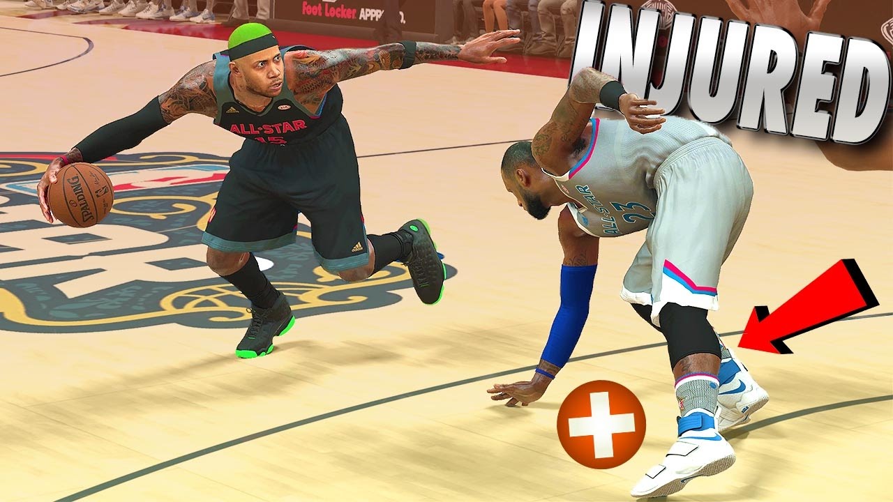 LeBron James Ankles BROKE & Injured In The All-Star Game - NBA 2K17 MyCareer