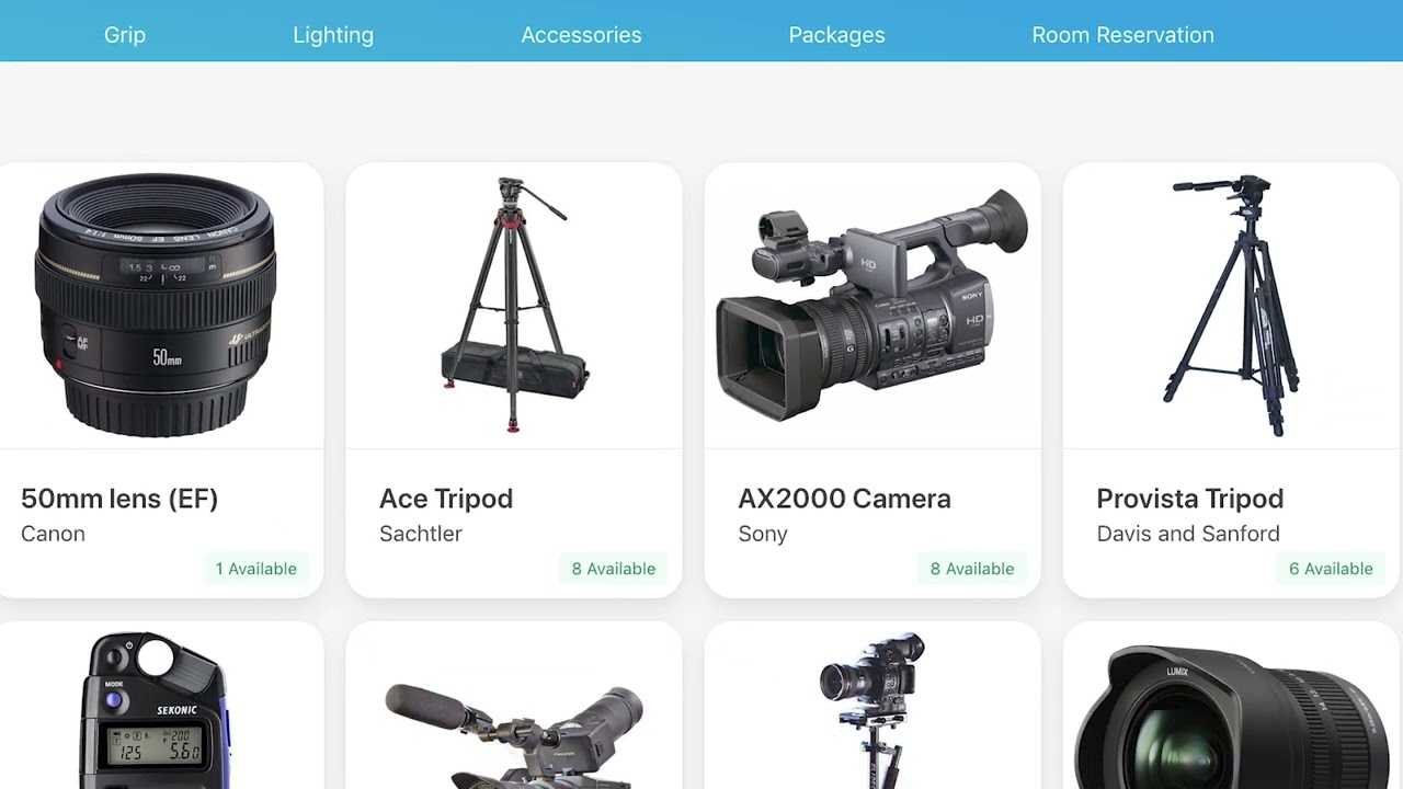 Placing an Equipment Reservation
