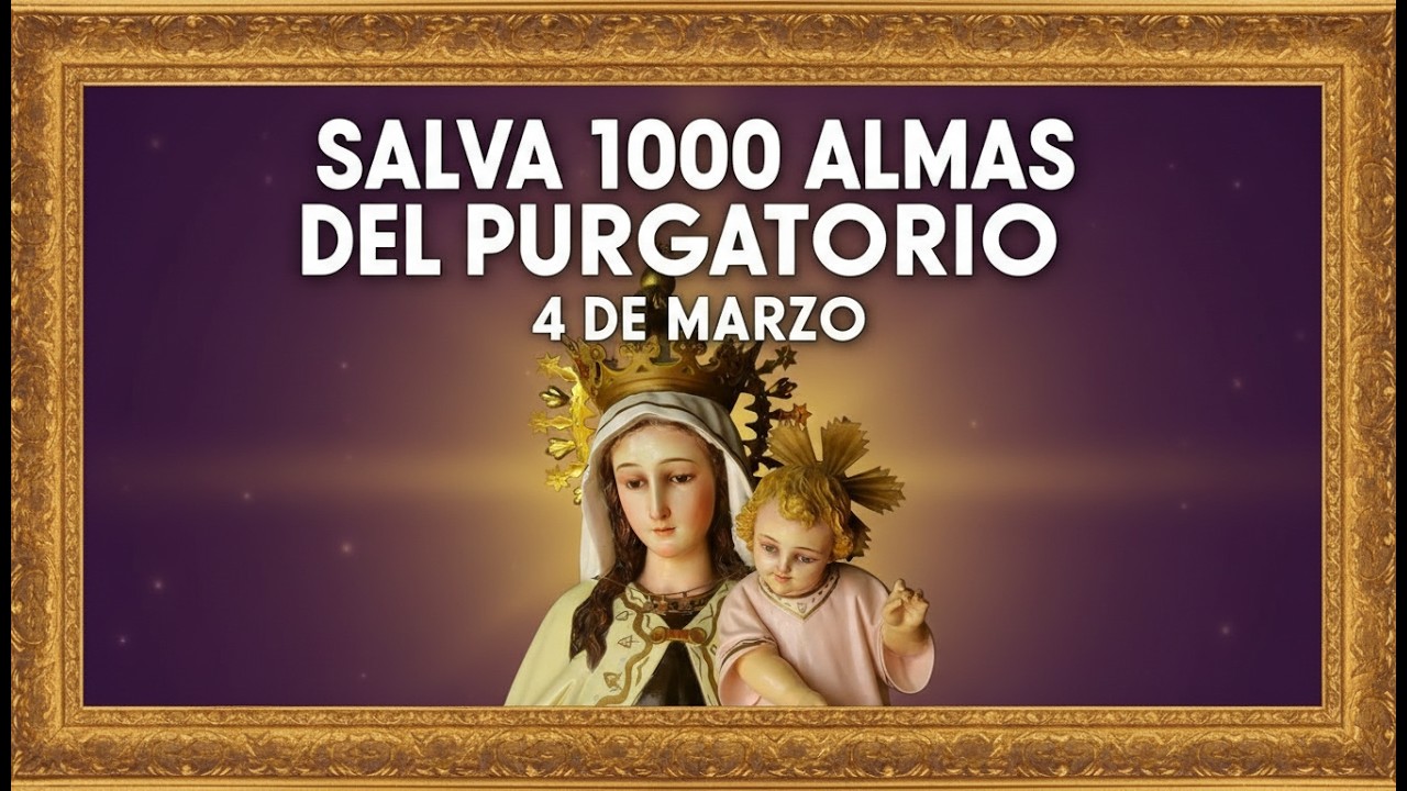El ROSARIO de AMOR: para salvar 1000 almas del PURGATORIO ✨
