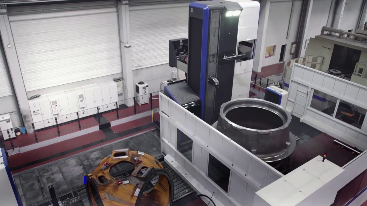Soraluce Success Storie at Mekatech: FXR 16000 multitask milling-boring and turning centre.