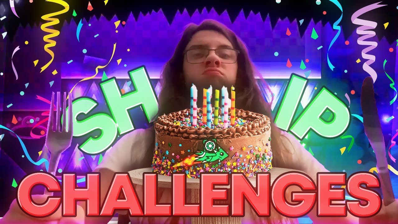 Birthday Ship Challenges - SILVER EDITION! | Geometry Dash