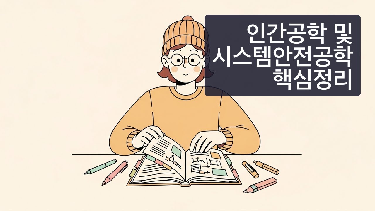 인간공학 및 시스템안전공학 핵심정리 총정리 | 한번에 끝내기