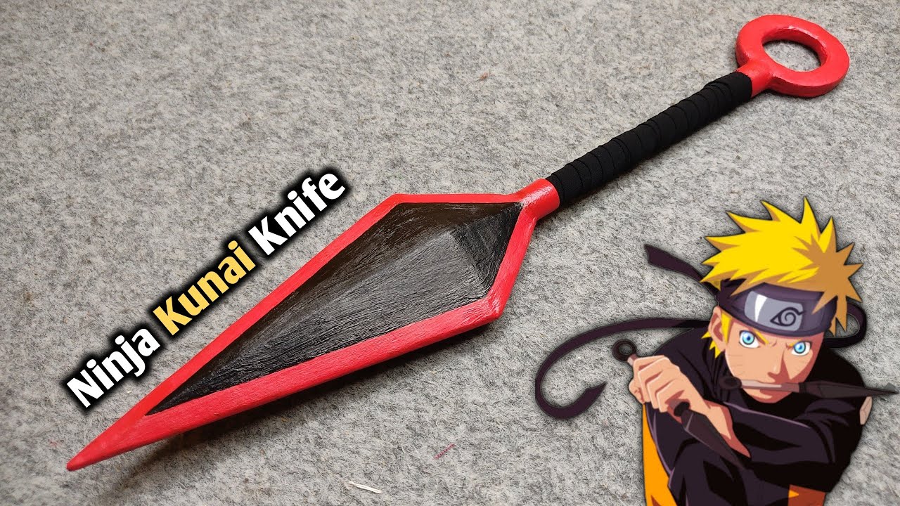 How To Make Ninja Kunai With Cardboard || Kunai Knife Making 