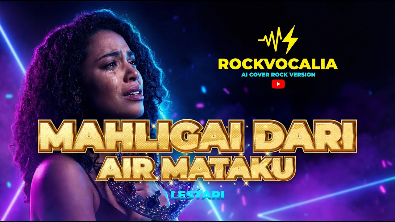 Mahligaimu Dari Air Mataku - LESTARI | AI Cover Rock Version by RockVocalia