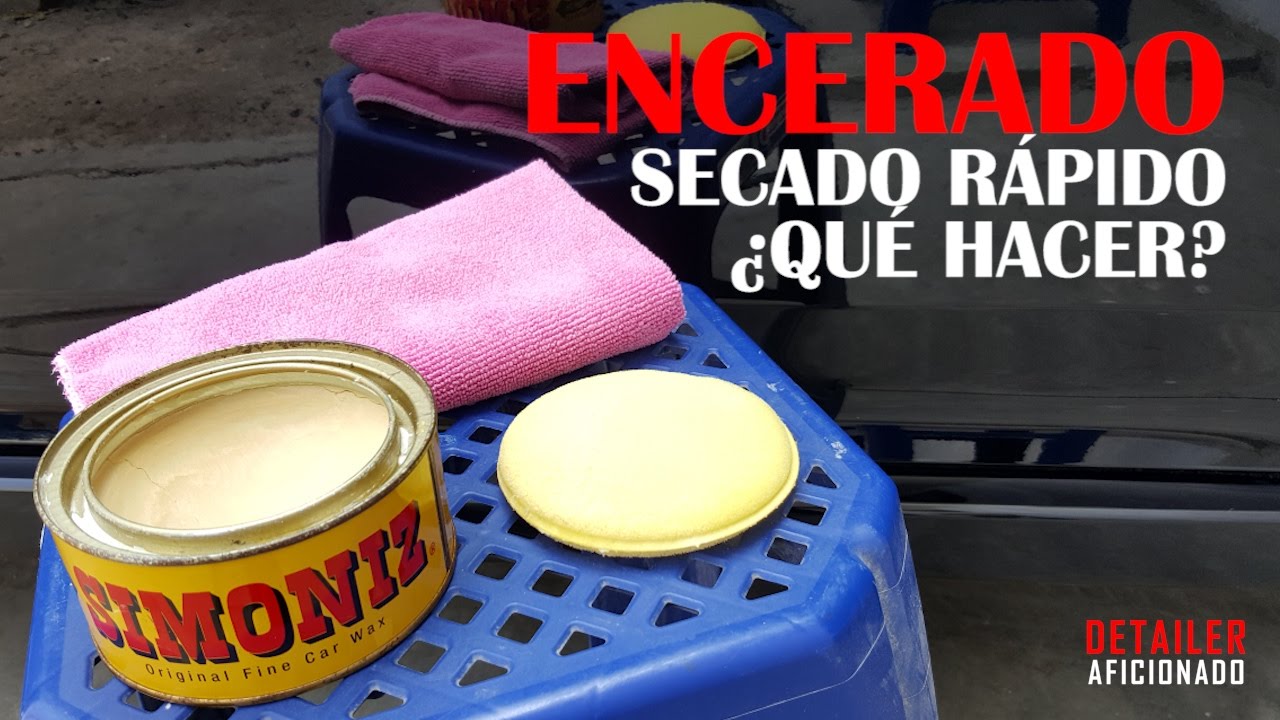 !Cera Simoniz¡ Se seca muy rápido!!!